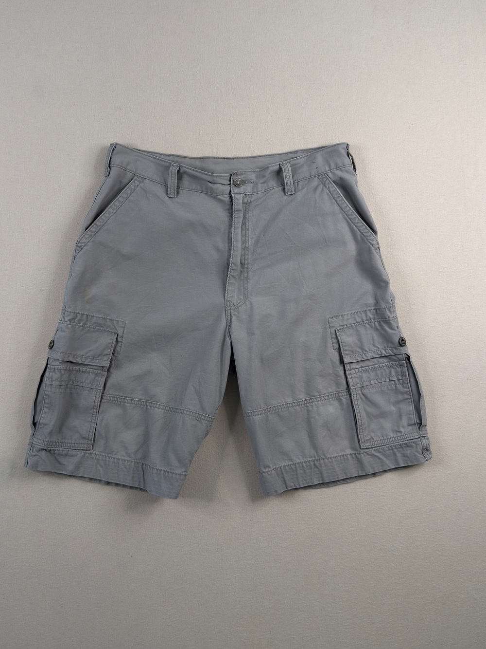 Levi’s Gray Cargo Utility Shorts Men’s Size 38 Outdoor Workwear Streetwear